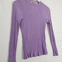 Country Road Violet Ribbed Long Sleeve Top Size S by SwapUp-Online Second Hand Store-Online Thrift Store