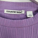 Country Road Violet Ribbed Long Sleeve Top Size S by SwapUp-Online Second Hand Store-Online Thrift Store