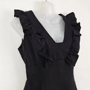 Cue Boxy V Neck Structured Dress Size 10 by SwapUp-Online Second Hand Store-Online Thrift Store