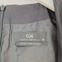 Cue Boxy V Neck Structured Dress Size 10 by SwapUp-Online Second Hand Store-Online Thrift Store