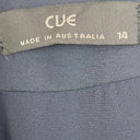 Cue Embossed Velvet Mini Dress Size 14 by SwapUp-Online Second Hand Store-Online Thrift Store