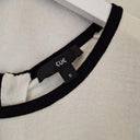 Cue Fine Knit Dual Back Zip Top Size S by SwapUp-Online Second Hand Store-Online Thrift Store