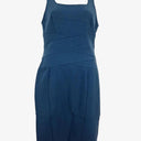 Cue Teal Tailored Panel Pencil Midi Dress Size 12 by SwapUp-Online Second Hand Store-Online Thrift Store