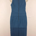 Cue Teal Tailored Panel Pencil Midi Dress Size 12 by SwapUp-Online Second Hand Store-Online Thrift Store