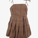 Dangerfield Checked Spaghetti Strap Mini Dress Size 14 by SwapUp-Online Second Hand Store-Online Thrift Store