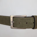 Dania For Andrew's Olive Green Suede Genuine Leather Belt Size 95/110 by SwapUp-Online Second Hand Store-Online Thrift Store