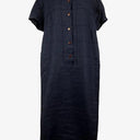 Daronne Geo Linen Shirt Style Maxi Dress Size 10 by SwapUp-Online Second Hand Store-Online Thrift Store