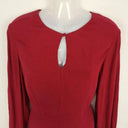 David Lawrence Burgundy Keyhole Work Midi Dress Size 10 by SwapUp-Online Second Hand Store-Online Thrift Store