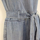 David Lawrence Light Denim Belted Midi Dress Size 10 by SwapUp-Online Second Hand Store-Online Thrift Store
