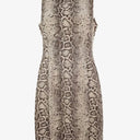 David Lawrence Mini Grey Snake Skin Dress Size 6 by SwapUp-Online Second Hand Store-Online Thrift Store