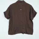 Decjuba Dark Mocha Button Down Shirt Size XS by SwapUp-Online Second Hand Store-Online Thrift Store