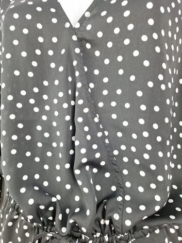 Decjuba Long Sleeve Polka Playsuit Size 12 by SwapUp-Online Second Hand Store-Online Thrift Store