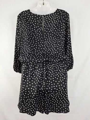 Decjuba Long Sleeve Polka Playsuit Size 12 by SwapUp-Online Second Hand Store-Online Thrift Store