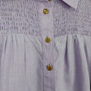 Decjuba Mauve Classy Linen Blouse Size 10 by SwapUp-Online Second Hand Store-Online Thrift Store