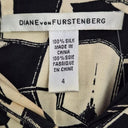 Diane von Furstenberg Geometric Rouched NeckLine Dress Size 8 by SwapUp-Online Second Hand Store-Online Thrift Store