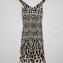 Diane von Furstenberg Geometric Rouched NeckLine Dress Size 8 by SwapUp-Online Second Hand Store-Online Thrift Store