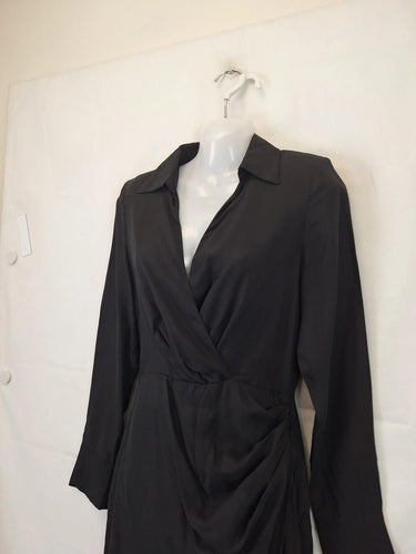 Dissh Elegant Draped Shirt Mini Dress Size 8 by SwapUp-Online Second Hand Store-Online Thrift Store