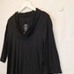 Dogstar Cowl Neck Stretch Staple Top Size XL by SwapUp-Online Second Hand Store-Online Thrift Store