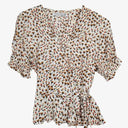 Faithfull The Brand Pretty Floral Wrap Top Size 10 by SwapUp-Online Second Hand Store-Online Thrift Store