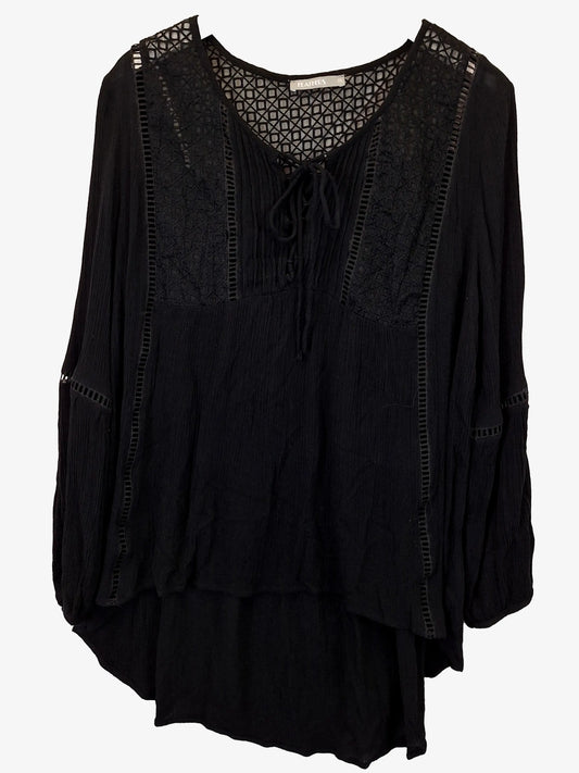 Feathers Relaxed Bohemian Everyday Top Size XXL by SwapUp-Online Second Hand Store-Online Thrift Store
