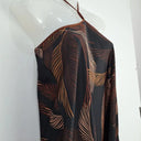 Finders Keepers Chocolate Ferns Evening Dress Size 10 by SwapUp-Online Second Hand Store-Online Thrift Store