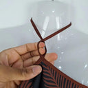 Finders Keepers Chocolate Ferns Evening Dress Size 10 by SwapUp-Online Second Hand Store-Online Thrift Store