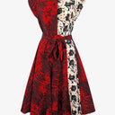 Finery Contrast Patterned Midi Dress Size 6 by SwapUp-Online Second Hand Store-Online Thrift Store