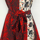Finery Contrast Patterned Midi Dress Size 6 by SwapUp-Online Second Hand Store-Online Thrift Store
