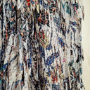 Flannel Unique Fringe Zip up Top Size S by SwapUp-Online Second Hand Store-Online Thrift Store
