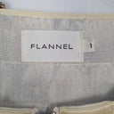 Flannel Unique Fringe Zip up Top Size S by SwapUp-Online Second Hand Store-Online Thrift Store