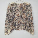 Flannel Unique Fringe Zip up Top Size S by SwapUp-Online Second Hand Store-Online Thrift Store