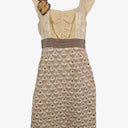Floreat Cream Lilly Pond Midi Dress Size 8 by SwapUp-Online Second Hand Store-Online Thrift Store