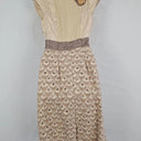 Floreat Cream Lilly Pond Midi Dress Size 8 by SwapUp-Online Second Hand Store-Online Thrift Store