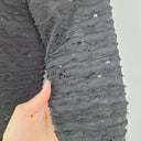 Frank Lyman Sparkle Ruffled Black Midi Dress Size 10 by SwapUp-Online Second Hand Store-Online Thrift Store