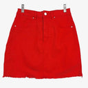 French Connection Firery Raw Edge Mini Skirt Size 10 by SwapUp-Online Second Hand Store-Online Thrift Store