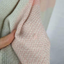 French Connection Pink & Grey Raw Hem Scarf Size OSFA by SwapUp-Online Second Hand Store-Online Thrift Store