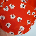 Ganni Crimson Leaf Button Down Shirt Size 10 by SwapUp-Online Second Hand Store-Online Thrift Store