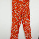 Ganni Crimson Leaf Flowy Pants Size 12 by SwapUp-Online Second Hand Store-Online Thrift Store