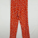 Ganni Crimson Leaf Flowy Pants Size 12 by SwapUp-Online Second Hand Store-Online Thrift Store