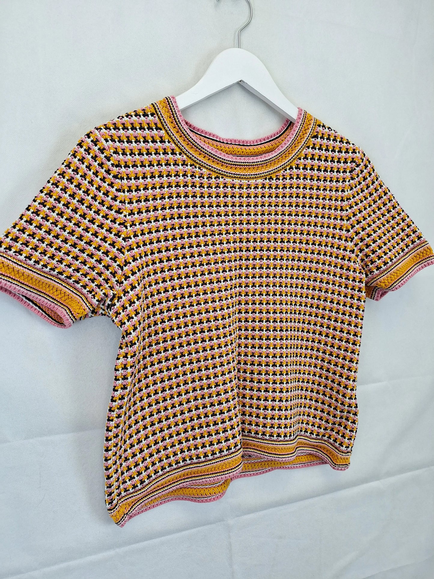 Gorman Chunky Thick Weave Patterned Top Size 12 by SwapUp-Online Second Hand Store-Online Thrift Store