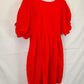 Gorman Classic Pleated Ruby Red Midi Dress Size 8 by SwapUp-Online Second Hand Store-Online Thrift Store