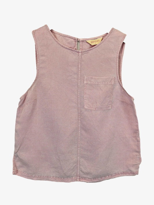 Gorman Linen Blend Musk  Relaxed Fit Top Size 10 by SwapUp-Online Second Hand Store-Online Thrift Store