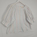Gorman Shimmer Candy Stripe Puffy Blouse Size 12 by SwapUp-Online Second Hand Store-Online Thrift Store