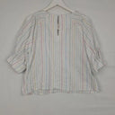 Gorman Shimmer Candy Stripe Puffy Blouse Size 12 by SwapUp-Online Second Hand Store-Online Thrift Store