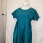 Gorman Teal Half Moon Midi Dress Size L by SwapUp-Online Second Hand Store-Online Thrift Store