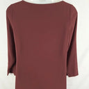 Grace Willow Chocolate Duo Side Split to Waist Tunic Dress Size 14 by SwapUp-Online Second Hand Store-Online Thrift Store
