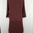 Grace Willow Chocolate Duo Side Split to Waist Tunic Dress Size 14 by SwapUp-Online Second Hand Store-Online Thrift Store