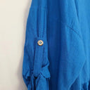 Haven Cobalt Frilled Button Up Top Size OSFA by SwapUp-Online Second Hand Store-Online Thrift Store