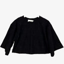 Indikah Textured Grid Comfy Cropped Top Size 6 by SwapUp-Online Second Hand Store-Online Thrift Store
