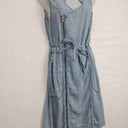 Jag Angular Zip Chambray Dress Size 10 by SwapUp-Online Second Hand Store-Online Thrift Store